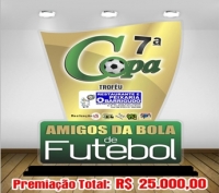 Jogos de sábado (20/01) e domingo (21/01) pela 7ª Copa Amigos da Bola