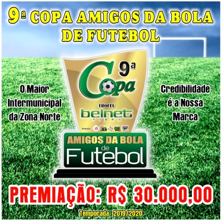 TROFÉU BELNET FIBRA: Resultados dos jogos do fim de semana (15/02 - 16/02) pela 9ª Copa Amigos da Bola de Futebol