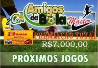 SS Publicidade e Toca do Esporte divulgam os jogos deste fim de semana (16/07 - 17/07) pela 2ª Copa Amigos da Bola Master