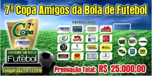 Jogos de ida e volta da fase Oitavas de Final da 7ª Copa Amigos da Bola movimentam o fim de semana (21/04 - 22/04)