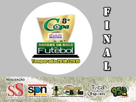 Final da 8ª Copa Amigos da Bola de Futebol será neste sábado (22)