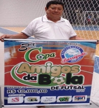 Jogo de estreia da 3ª Copa Amigos da Bola de Futsal termina empatado